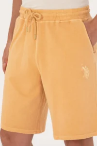 US Polo Assn. Men Orange Knitting Shorts - Image 5