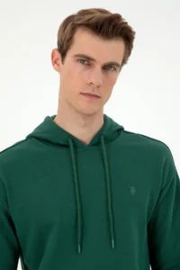 US Polo Assn. Men dark Green Basic Sweatshirt - Image 2