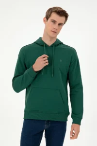 US Polo Assn. Men dark Green Basic Sweatshirt - Image 3