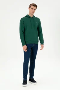 US Polo Assn. Men dark Green Basic Sweatshirt - Image 4