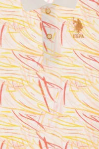 US Polo Assn. Boys' Cream Polo Shirt Collar T-Shirt - Image 3