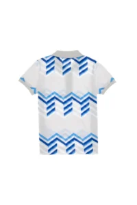 US Polo Assn. Men  Kids Light Gray Polo Shirt Collar T-Shirt - Image 2