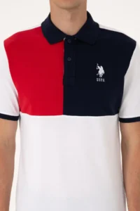 US Polo Shirt Assn. Men Regular Fit WHITE Polo Shirt Shirt Collar T-Shirt - Image 6