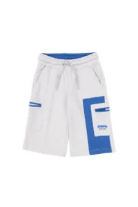 US Polo Assn. Boys' Light Gray Knitting Shorts - Image 2