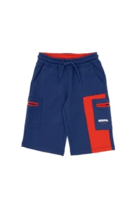 US Polo Assn. Boys' Light Navy Knitting Shorts - Image 2