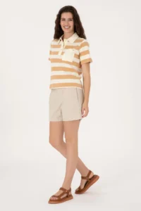 US Polo Assn. Women Stone Weaving Shorts - Image 3