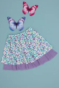 US Polo Shirt Assn. Girls' Lilac Knitting Skirt