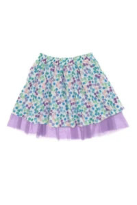 US Polo Shirt Assn. Girls' Lilac Knitting Skirt - Image 2