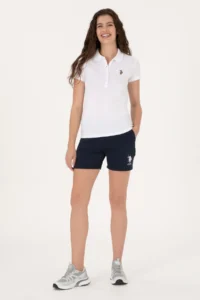 US Polo Assn. Women Navy Blue Knitting Shorts