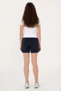 US Polo Assn. Women Navy Blue Knitting Shorts - Image 4