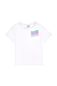 US Polo Assn. Girls' WHITE T-Shirt - Image 2