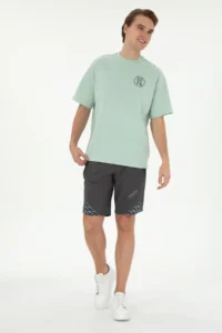 US Polo Assn. Men Anthracite Knitting Shorts - Image 3