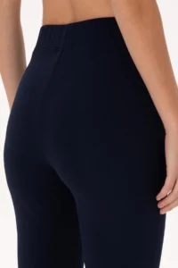 US Polo Assn. Women Navy Blue High Waist flared leg Leggings - Image 6