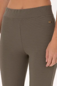 US Polo Assn. Women Mink High Waist flared leg Leggings - Image 5