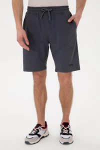 US Polo Assn. Men Anthracite Knitting Shorts - Image 2