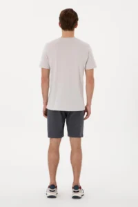 US Polo Assn. Men Anthracite Knitting Shorts - Image 4