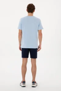 US Polo Assn. Men Navy Blue Knitting Shorts - Image 4
