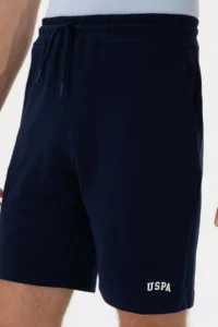 US Polo Assn. Men Navy Blue Knitting Shorts - Image 5