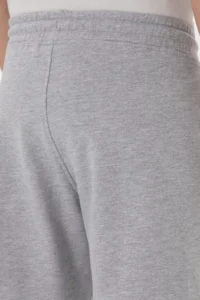 US Polo Assn. Men Gray Melange Knitting Shorts - Image 6