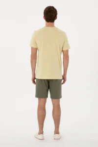US Polo Assn. Men Dark Khaki Knitting Shorts - Image 4