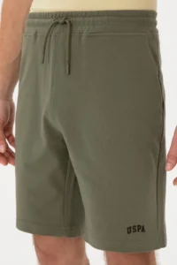 US Polo Assn. Men Dark Khaki Knitting Shorts - Image 5
