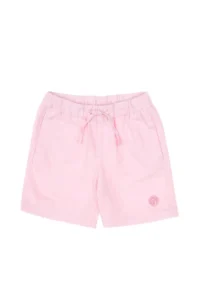 US Polo Assn. Girls' Light Pink Cotton Weaving Shorts - Image 2