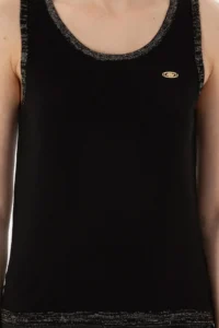 US Polo Assn. Women Black Crew Neck Knitwear T-Shirt - Image 6