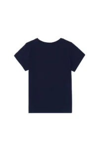 US Polo Shirt Assn. Boys' Navy Blue Crew Neck Basic T-Shirt - Image 2