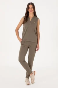 US Polo Assn. Women Mink Modal Blend Sweatpants - Image 3