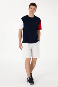 US Polo Assn. Men Light Gray Knitting Shorts - Image 3