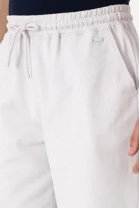US Polo Assn. Men Light Gray Knitting Shorts - Image 5