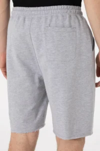 US Polo Assn. Men Gray Melange Knitting Shorts - Image 6