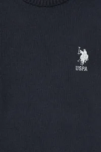 US Polo Shirt Assn. Boys' Navy Blue Crew Neck Basic Sweater - Image 3