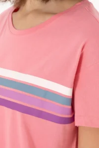 US Polo Assn. Women Pink Crew Neck T-Shirt - Image 7