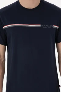 US Polo Shirt Assn. Men Crew Neck Navy Blue Pajama Set - Image 6