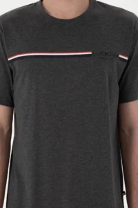 US Polo Shirt Assn. Men Crew Neck anthracite Melange Pajama Set - Image 6