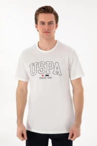 US Polo Shirt Assn. Men Crew Neck WHITE Pajama Set - Image 3