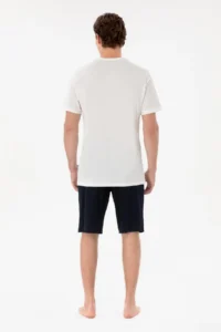 US Polo Shirt Assn. Men Crew Neck WHITE Pajama Set - Image 5