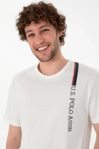 US Polo Shirt Assn. Men Crew Neck WHITE Pajama Set - Image 2