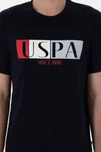 US Polo Shirt Assn. Men Crew Neck Navy Blue Pajama Set - Image 6