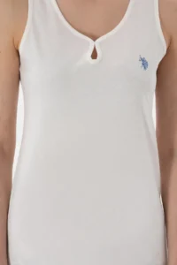 US Polo Assn. Women Ecru Pajama Set - Image 6