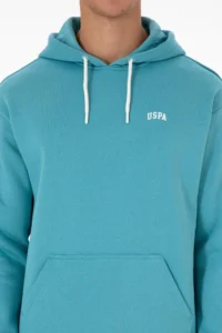 US Polo Assn. Men Oversized Fit Hooded Fleece MINT Basic Sweatshirt - Image 6