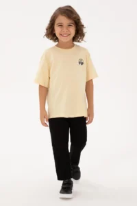 US Polo Shirt Assn. Boys' WHITE Basic T-Shirt - Image 2