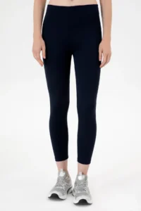 US Polo Assn. Women Navy Blue High Waist Shaping Daily Leggings - Image 2