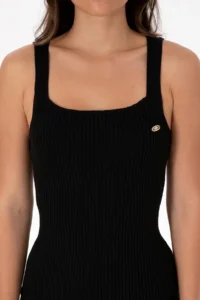 US Polo Assn. Women Black Square Neck Sweater - Image 6