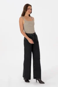 US Polo Assn. Women Light Khaki Square Neck Sweater - Image 4
