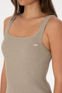 US Polo Assn. Women Light Khaki Square Neck Sweater - Image 7