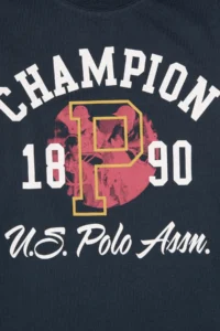 US Polo Shirt Assn. Boys' Light Navy Crew Neck single jersey Sweatshirt - Image 5