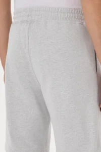 US Polo Assn. Men Gray Melange Knitting Shorts - Image 6