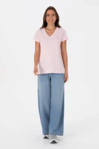 US Polo Assn. Women Light Pink T-Shirt - Image 4